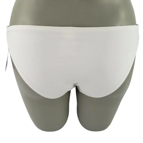 Cheeky Bikini Swim Bottom Juniors 1 Womens 00 White Strappy Sides - Picture 5 of 11
